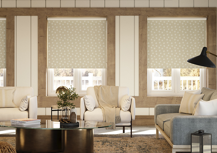 Periwinkle, Cream - Roller Blind - Image 3